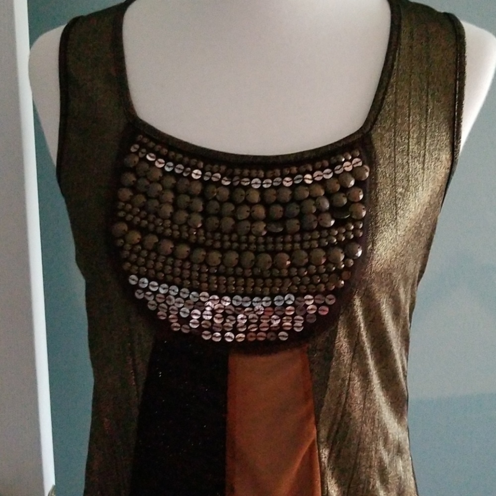Buckle top metal shiny base colors sz MED - Picture 3 of 4